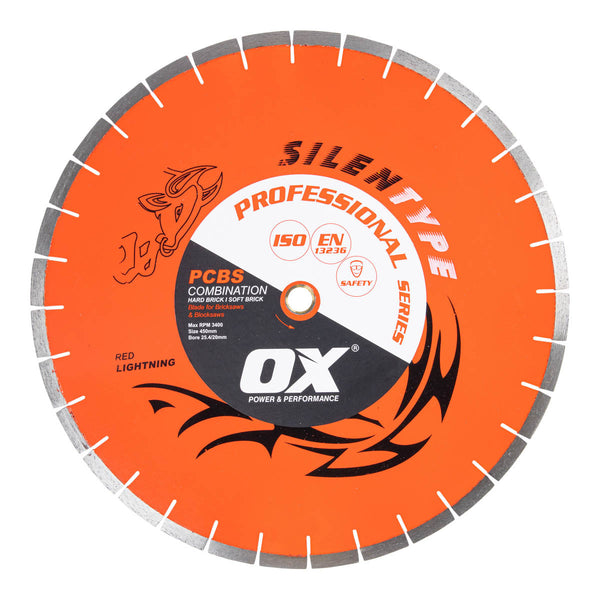 OX Pro PCBS 18" Silent Diamond Blade-50/50 Combn