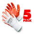 SIZE 9 MasterFinish 5 Pack Trade Tough Contractors Gloves Nitrile Coated MFNGO-5