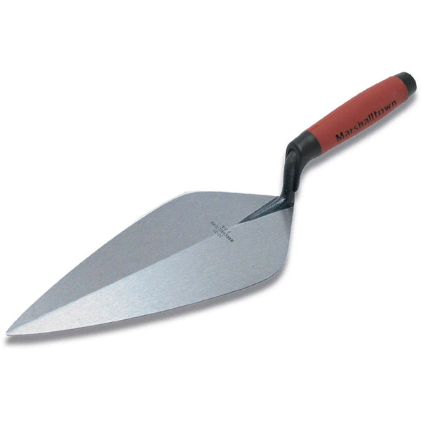 Marshalltown Brick Trowel 12" London Pattern, Soft Grip Handle