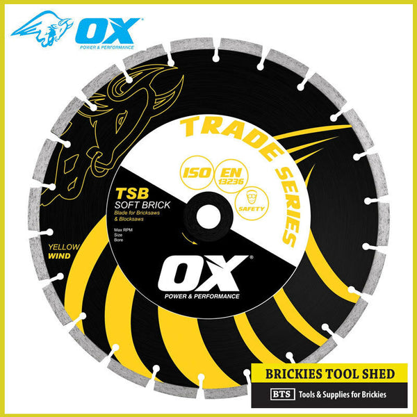 OX Trade 14" Diamond Saw Blade - Soft Clay Bricks RRP $259