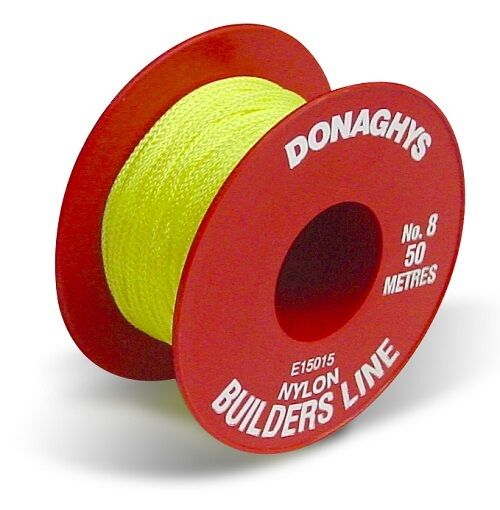 Donaghys Builder String Line - 100m No8 Fluro Lime